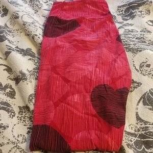 Euc os Valentines lularoe leggings